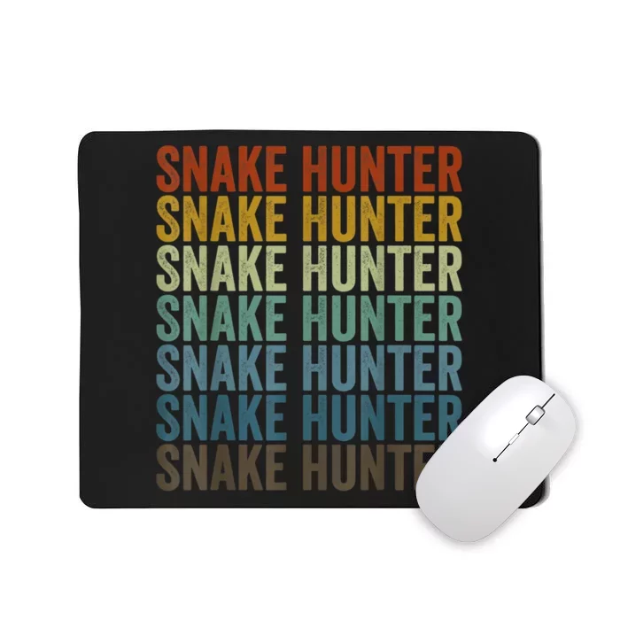 Snake Hunter Hunting Reptile Mousepad