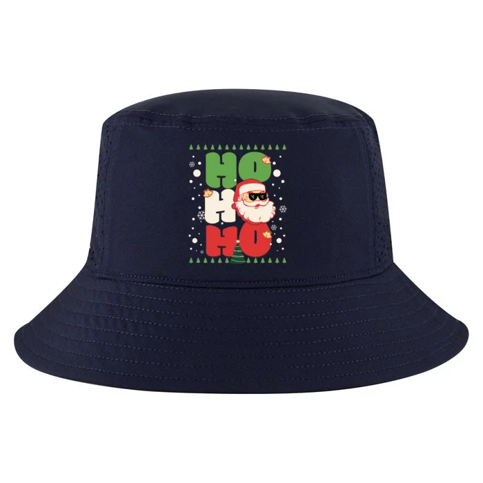 Santa HO HO HO Christmas Funny Santa Cool Comfort Performance Bucket Hat