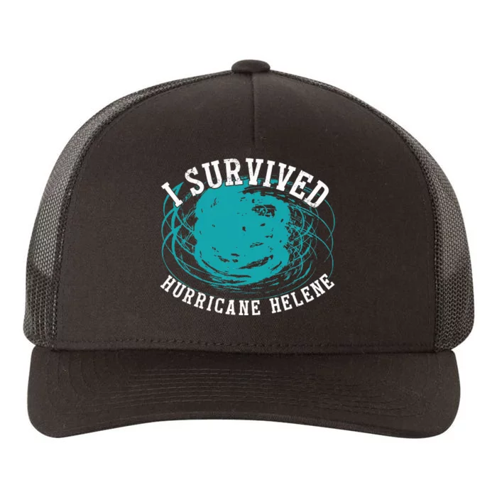 Survived Hurricane Helene 2024 Florida Yupoong Adult 5-Panel Trucker Hat