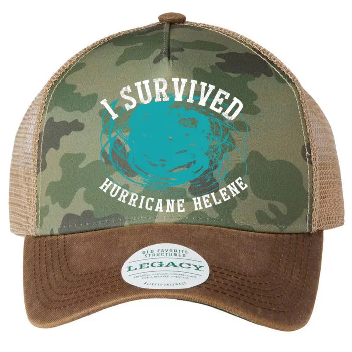 Survived Hurricane Helene 2024 Florida Meme Legacy Tie Dye Trucker Hat