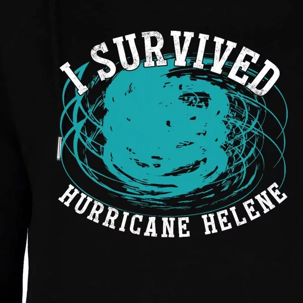 Survived Hurricane Helene 2024 Florida Meme Womens Funnel Neck Pullover Hood