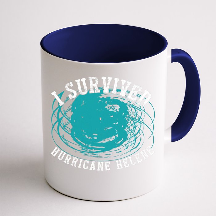 Survived Hurricane Helene 2024 Florida Meme Front & Back Coffee Mug