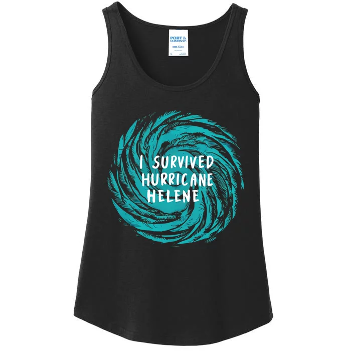 Survived Hurricane Helene 2024 Florida Ladies Essential Tank