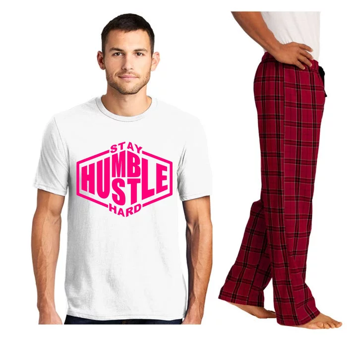 Stay Humble Hustle Hard Inspirational Hot Urban Graphic Pajama Set