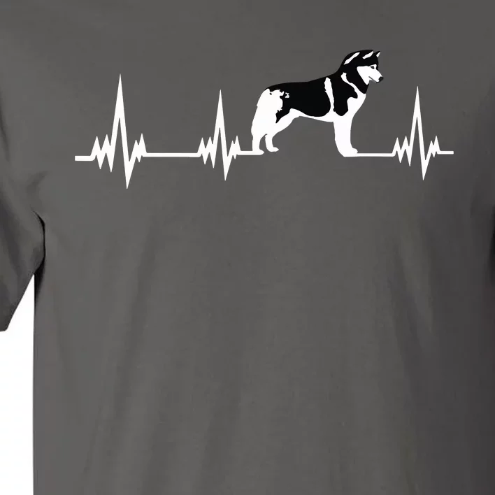 Siberian Husky Heartbeat Gift For Men Women Boy Girl Tall T-Shirt