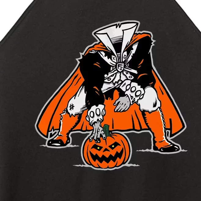 Stance Headless Horseman Pumpkin Halloween Women’s Perfect Tri Rocker Tank