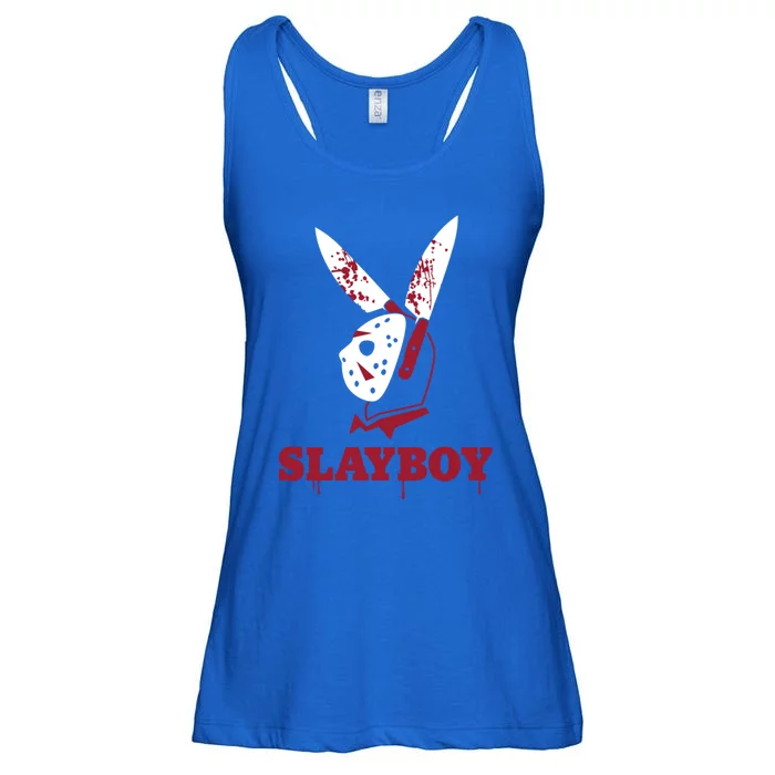 Scary Halloween Horror Slay Hockey Mask Parody Cute Gift Ladies Essential Flowy Tank