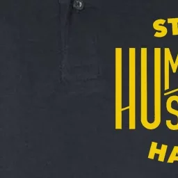 Stay Humble Hustle Hard Softstyle Adult Sport Polo