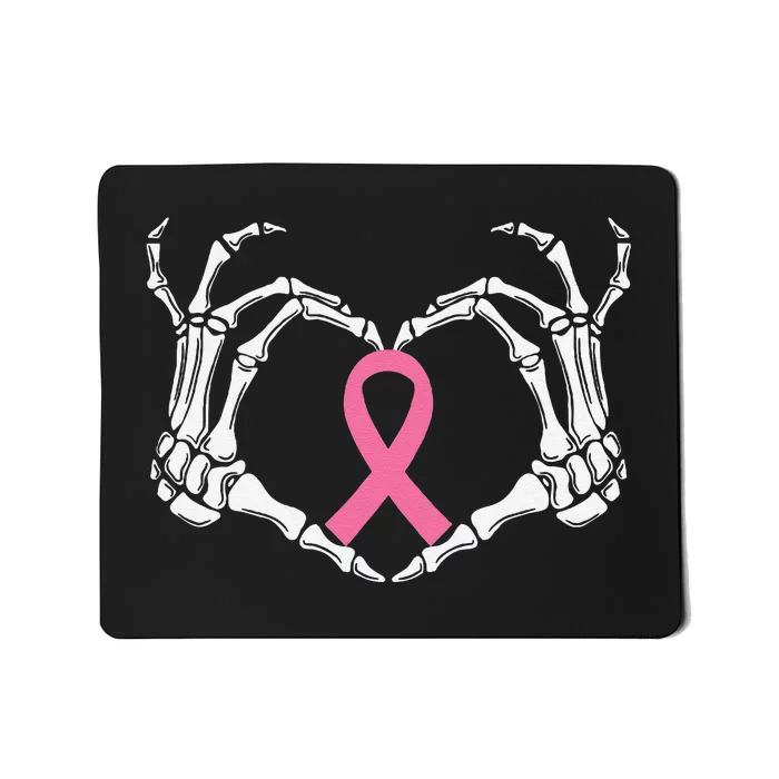 Skeleton Hands Holding Ribbon Halloween Costume Halloween Mousepad