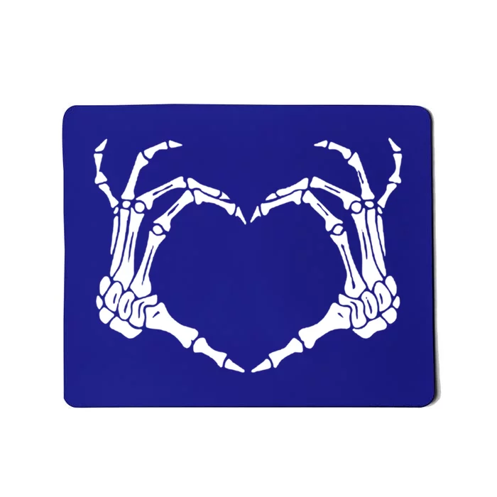 Skeleton Hand Heart Sign Bones Costume Halloween Party Gift Mousepad