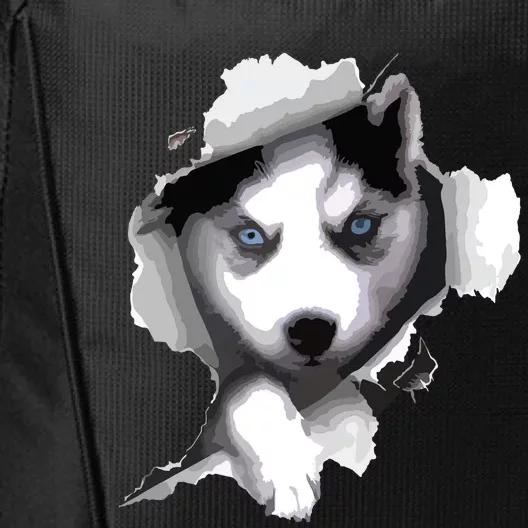 Siberian Husky Husky Dog Husky Lover City Backpack