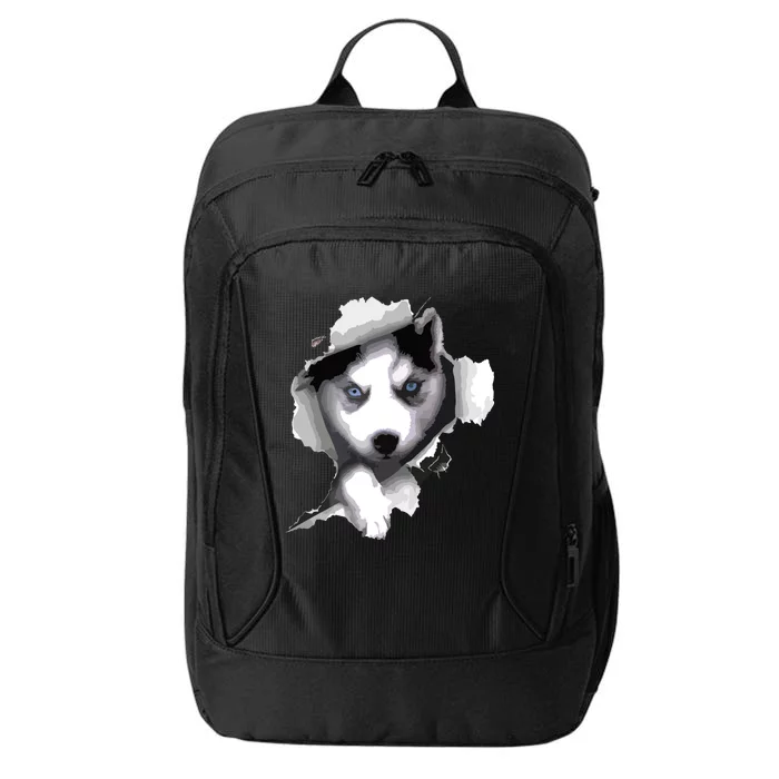 Siberian Husky Husky Dog Husky Lover City Backpack