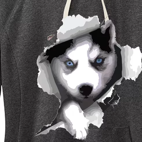 Siberian Husky Husky Dog Husky Lover Women's Fleece Hoodie