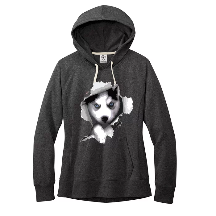 Siberian Husky Husky Dog Husky Lover Women's Fleece Hoodie