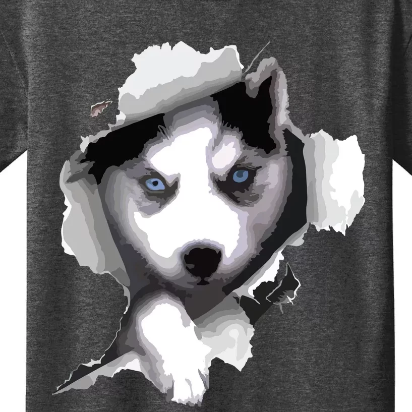 Siberian Husky Husky Dog Husky Lover Kids T-Shirt