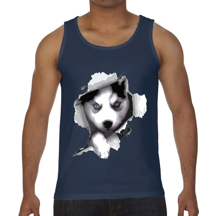 Siberian Husky Husky Dog Husky Lover Comfort Colors® Tank Top