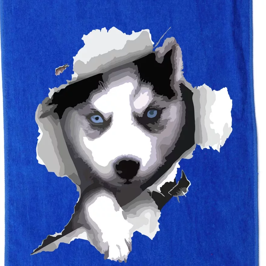 Siberian Husky Husky Dog Husky Lover Platinum Collection Golf Towel