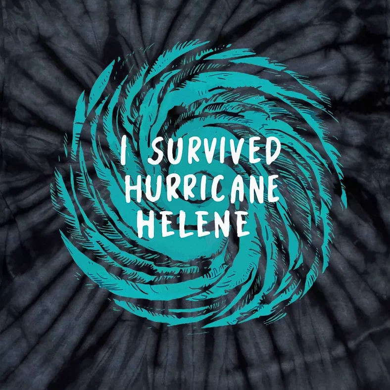 Survived Hurricane Helene 2024 Florida Tie-Dye T-Shirt