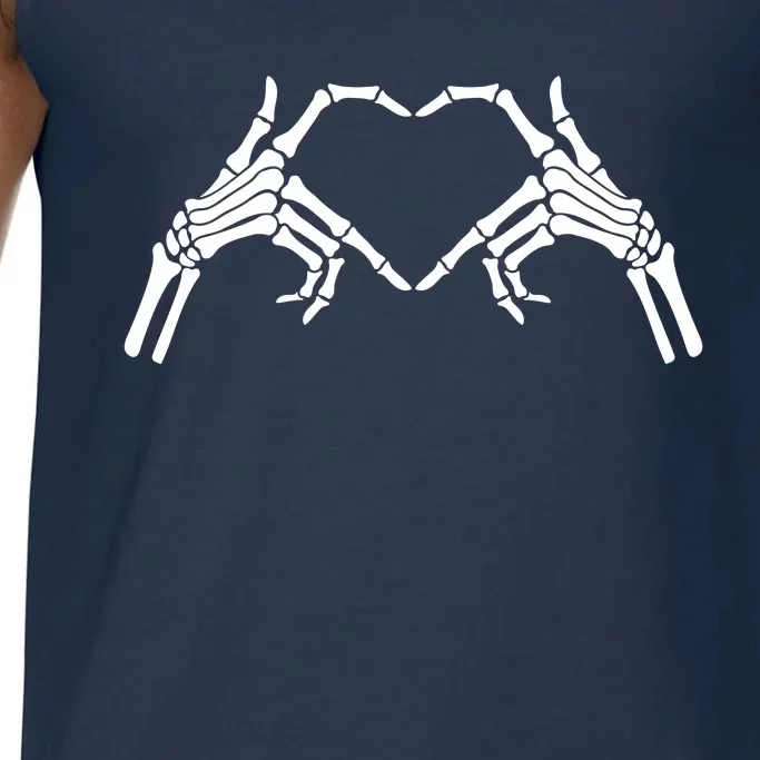 Skeleton Hand Heart Sign Bones Comfort Colors® Tank Top