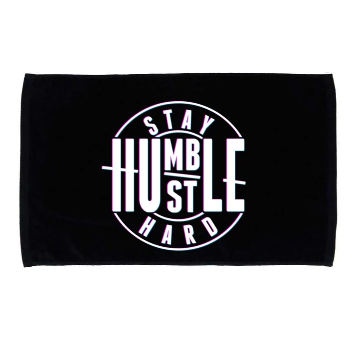 Stay Humble Hustle Hard Microfiber Hand Towel