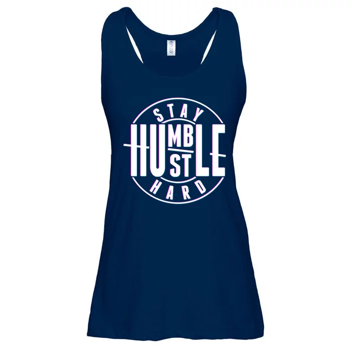 Stay Humble Hustle Hard Ladies Essential Flowy Tank