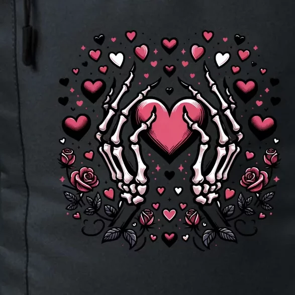 Skeleton Hand Heart: Gothic Love For ValentineS Day Gift Daily Commute Backpack