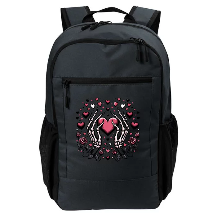 Skeleton Hand Heart: Gothic Love For ValentineS Day Gift Daily Commute Backpack