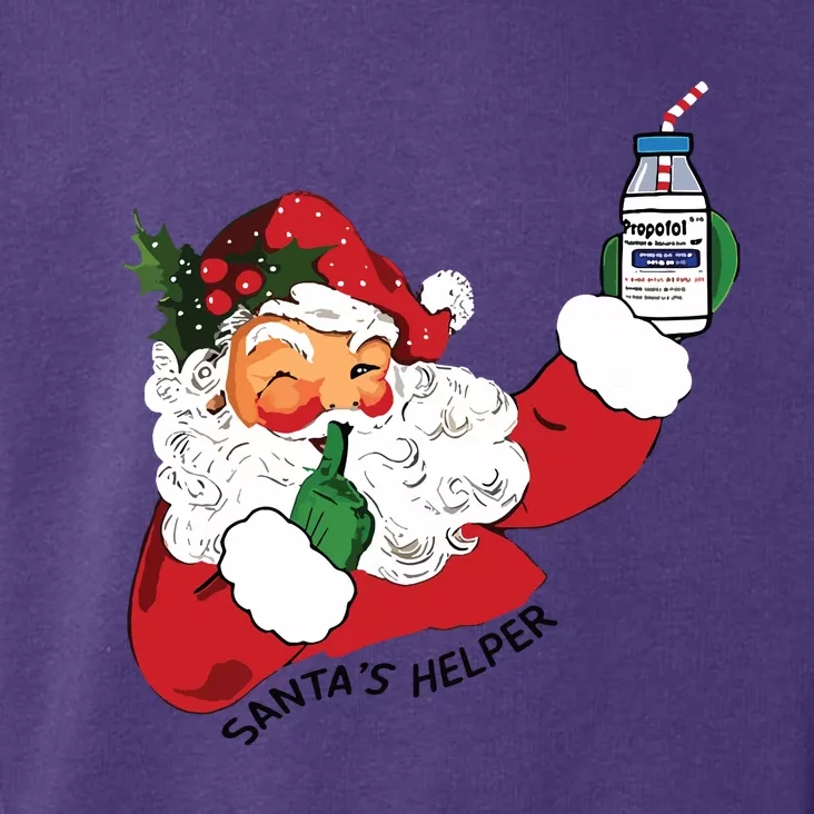 Santas Helper Icu Crna Propofol Pharmacist Nurse Christmas Toddler Hoodie