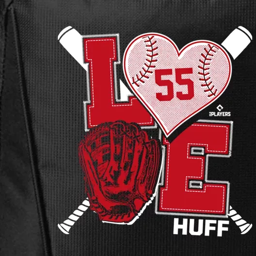 Sam Huff Is Love Texas Baseball Fan Valentines Day Cool Gift City Backpack