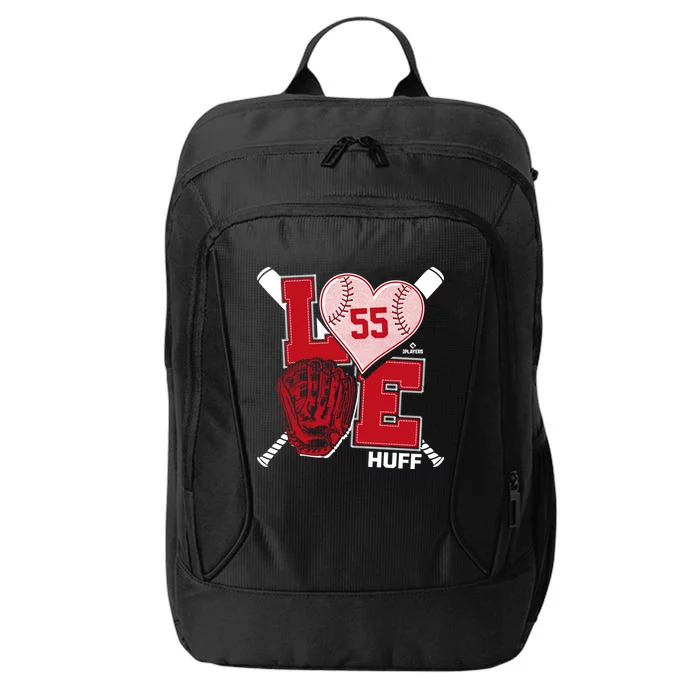 Sam Huff Is Love Texas Baseball Fan Valentines Day Cool Gift City Backpack