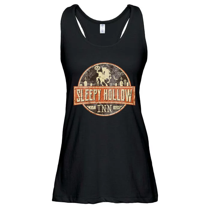 Sleepy Hollow INN Halloween Headless Horseman Ladies Essential Flowy Tank