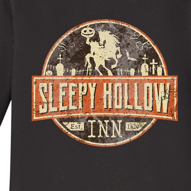 Sleepy Hollow INN Halloween Headless Horseman Baby Long Sleeve Bodysuit