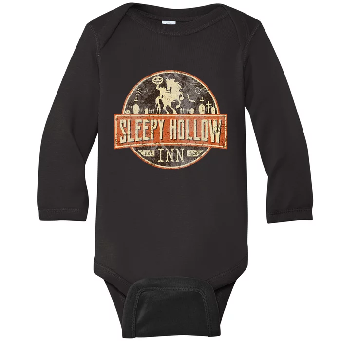 Sleepy Hollow INN Halloween Headless Horseman Baby Long Sleeve Bodysuit