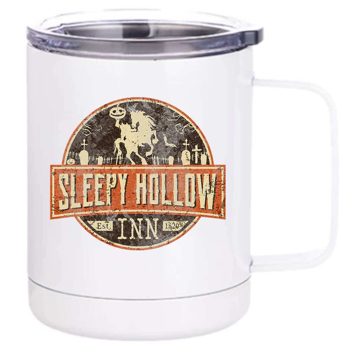 Sleepy Hollow INN Halloween Headless Horseman Front & Back 12oz Stainless Steel Tumbler Cup