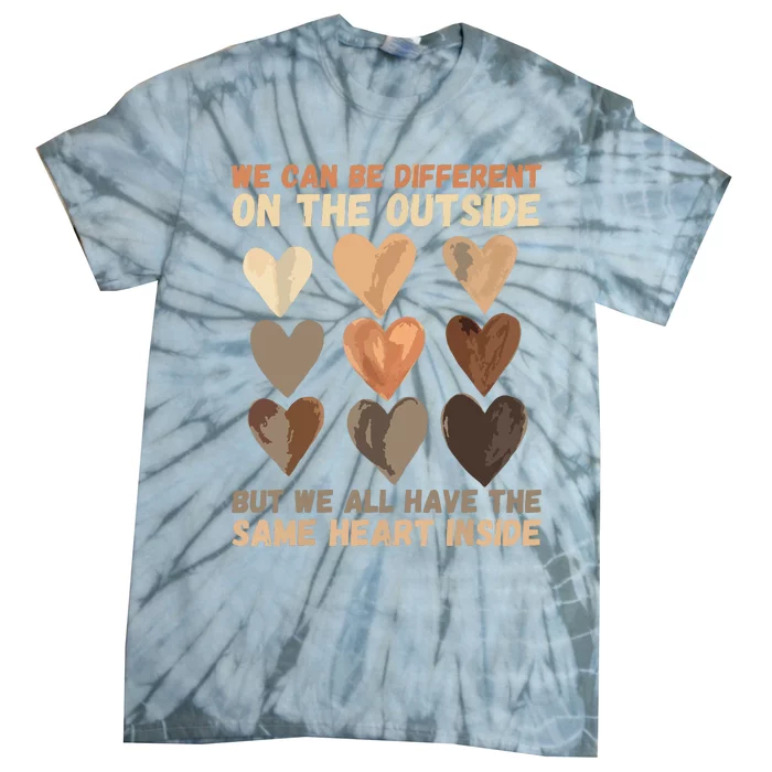 Same Heart Inside Juneteenth Black History Month Tie-Dye T-Shirt