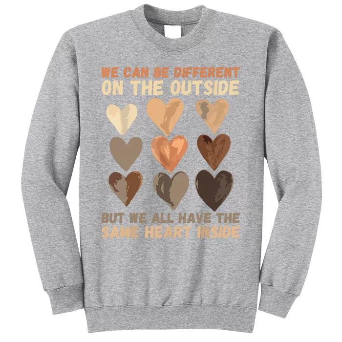 Same Heart Inside Juneteenth Black History Month Tall Sweatshirt