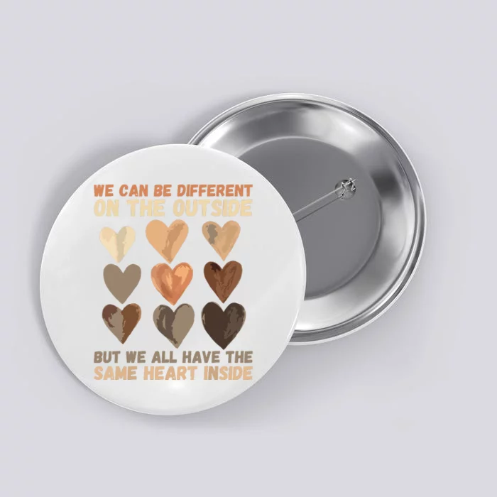 Same Heart Inside Juneteenth Black History Month Button