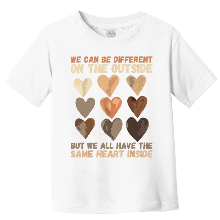 Same Heart Inside Juneteenth Black History Month Toddler T-Shirt