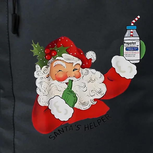 SantaS Helper Icu Crna Propofol Pharmacist Nurse Christmas Gift Daily Commute Backpack