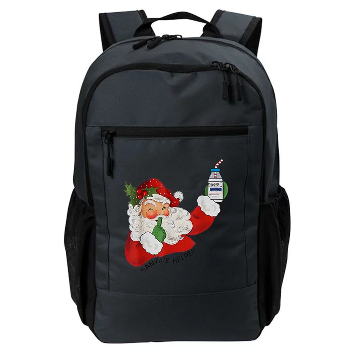 SantaS Helper Icu Crna Propofol Pharmacist Nurse Christmas Gift Daily Commute Backpack