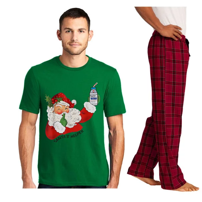 SantaS Helper Icu Crna Propofol Pharmacist Nurse Christmas Gift Pajama Set