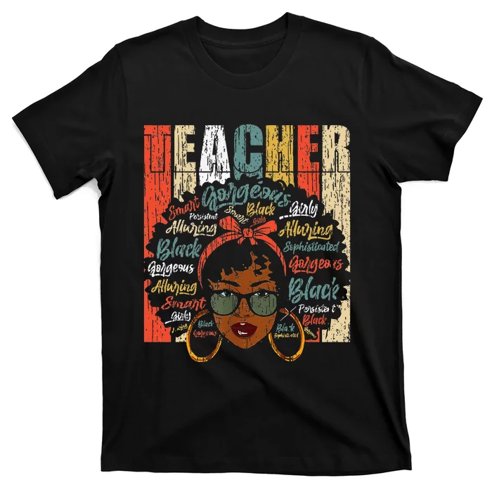 Same Heart Inside Black History Month African Afro Teacher T-Shirt