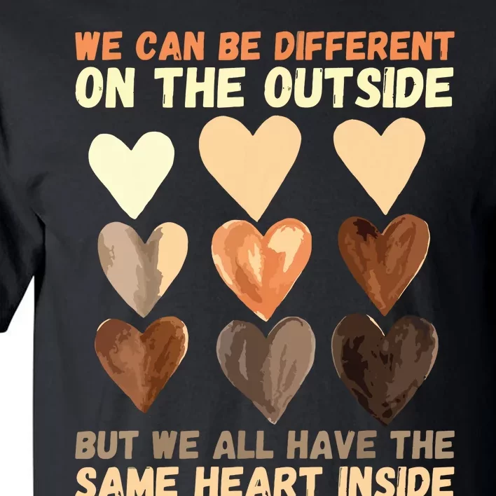 Same Heart Inside Juneteenth Black History Month Tall T-Shirt