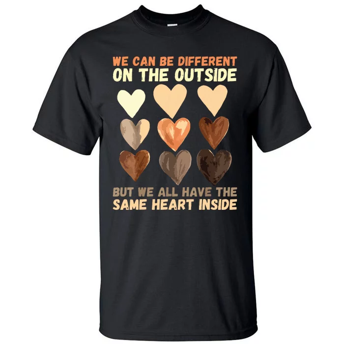 Same Heart Inside Juneteenth Black History Month Tall T-Shirt