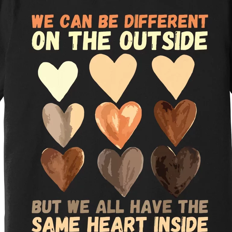 Same Heart Inside Juneteenth Black History Month Premium T-Shirt