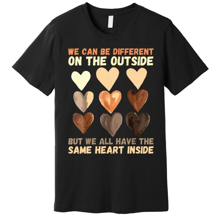 Same Heart Inside Juneteenth Black History Month Premium T-Shirt