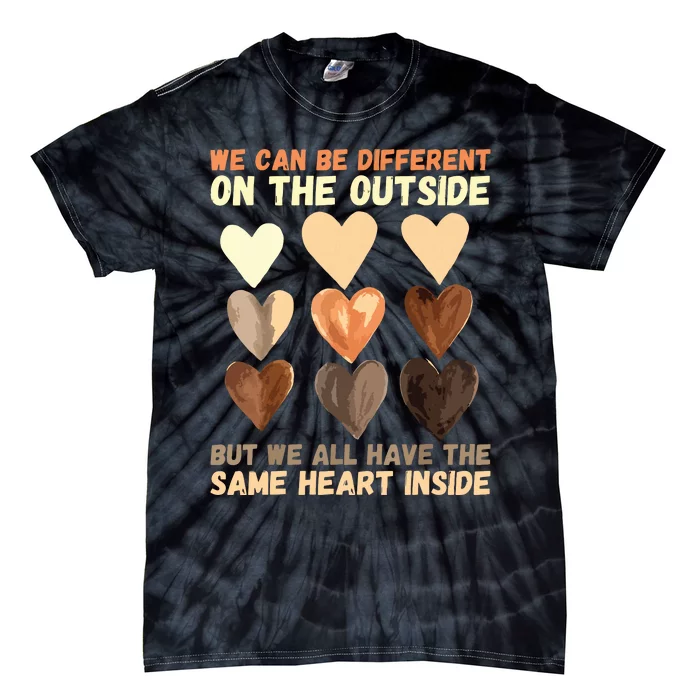 Same Heart Inside Juneteenth Black History Month Tie-Dye T-Shirt