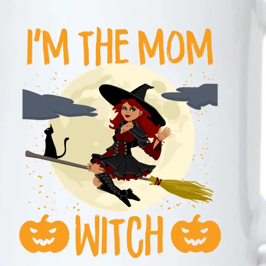 Scary Halloween Im The Mom Witch Funny Pumpkin Costume Gift Black Color Changing Mug