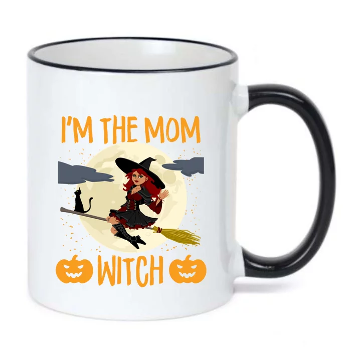 Scary Halloween Im The Mom Witch Funny Pumpkin Costume Gift Black Color Changing Mug