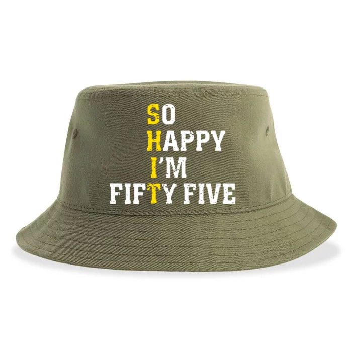 So Happy IM Fifty Five Sustainable Bucket Hat